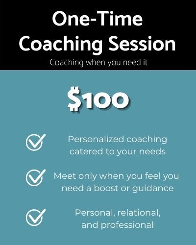 Life Coaching Price - 1 Session