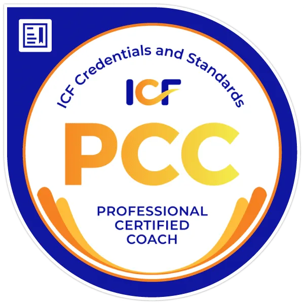 International Coaching Federation Professional Certified Coach Badge - ICF PCC