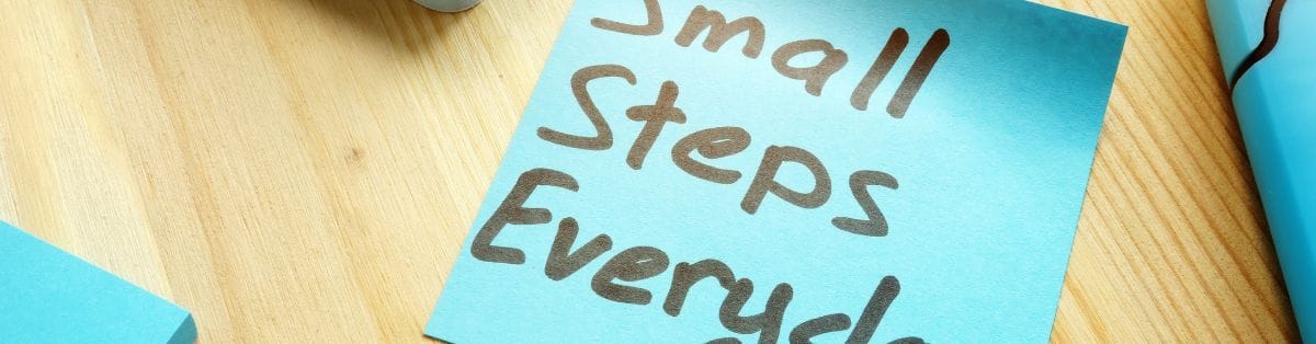 Stuck in your 20s - small steps